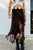 Bella Fringe Skirt - Chocolate