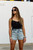 Bella Fringe Tank - Black