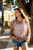 Sahara Loose Knit Top - Cocoa