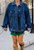 Oversized Vintage Denim Jacket - Dark Wash