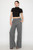 Plaid Trouser Pant - Charcoal