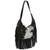 Cowhide Fringe Purse - Black