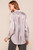 Metallic Button Down - Silver