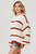 Cozy Cable Knit Sweater - Ivory/Rust