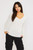 Center Seam Slub Knit Top L/S - Ivory