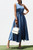 Upper Eastside Belted Dress - Blue