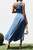 Upper Eastside Belted Dress - Blue