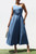 Upper Eastside Belted Dress - Blue