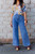 Power Stretch Wide Leg Jean - Medium Wash
