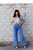 Power Stretch Wide Leg Jean - Medium Wash