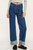Belted Cuffed Wide Leg Jean