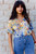 April Blouse - Blue 