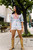 Lily Boho Blouse - Lavender Blue