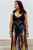 Boho Crochet Top - Black