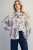 Paisley Boho Blouse - Blue
