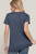 Slub Knit Tee - Vintage Navy
