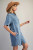 Western Stitched Denim Mini Dress
