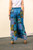 Nepal Floral Cotton Pant - Blue