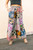 Nepal Floral Cotton Pant - Taupe