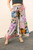 Nepal Floral Cotton Pant - Taupe