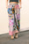 Nepal Floral Cotton Pant - Taupe