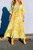 Mirage Silk Dress - Lemongrass
