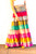 Recycled Sari Patch Skirt - Multi Color