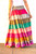 Recycled Sari Patch Skirt - Multi Color