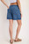 Relaxed Denim Shorts - Dark Denim