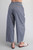 Striped Cotton Pants - Navy 