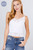 Lace V-Neck Cami - White 