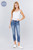 Lace V-Neck Cami - White 