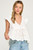 Skylar Scallop Top - Ivory