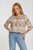 Southwest Print Tassel Tie Top