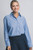 Blue and White Button Down Stripe Shirt
