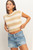 Stripe Knit Top - Ivory/Sand