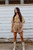 Santa Fe Romper - Cocoa