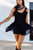 Eyelet Corset Mini Dress w/ Ruffle Skirt