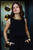 Gigi Gauze Top - Black