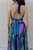 Recycled Sari Halter Top - Blue