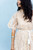Eyelet Embroidered Dress - Tan
