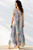 Nepal Silk Halter Dress - Turqouise 