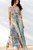Nepal Silk Halter Dress - Turqouise 