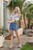 Gabriel Chiffon Blouse - Blue