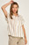 The Blend Blouse - Ivory/Sand