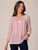 Caspia Blouse - Blushing Rouge/Ivory
