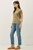 Classic Cut Acid Wash Tee - Olive