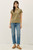 Classic Cut Acid Wash Tee - Olive