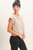 Knit Button Down Top - Taupe
