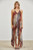 Metallic Pixie Dress - Burgundy